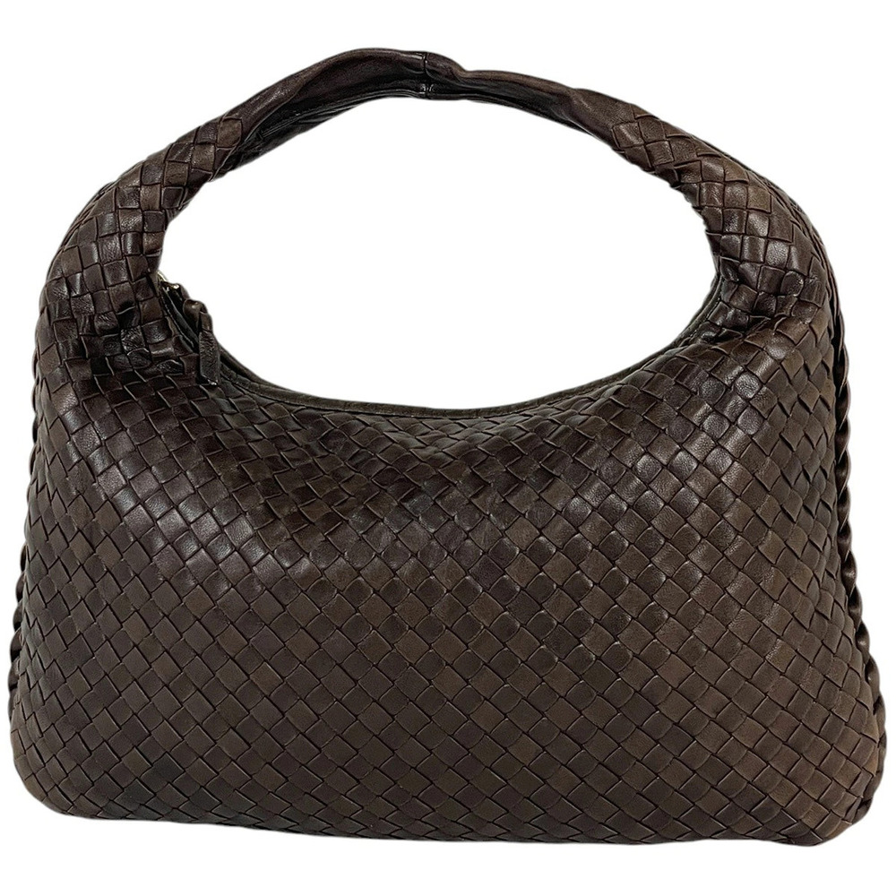 Bottega Veneta handbag Intrecciato hobo leather brown